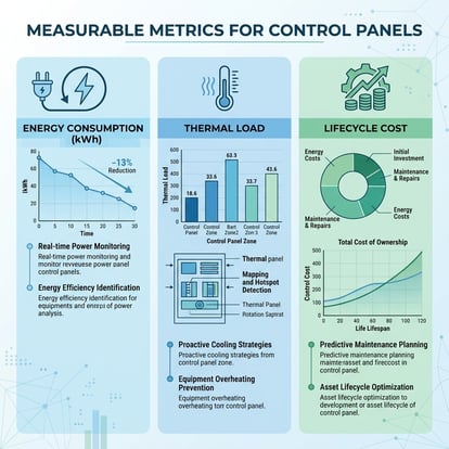 Control Panel Metrics Infographic