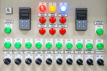 Control Panel front with PB