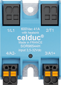 Celduc okpac SSR with push-in spring terminals