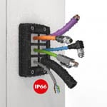 Panel Feed Through Frames