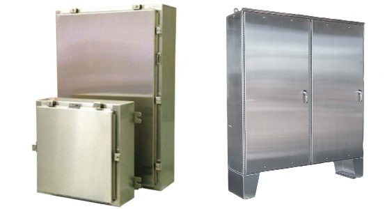 EMF steel and stainless steel enclosures 