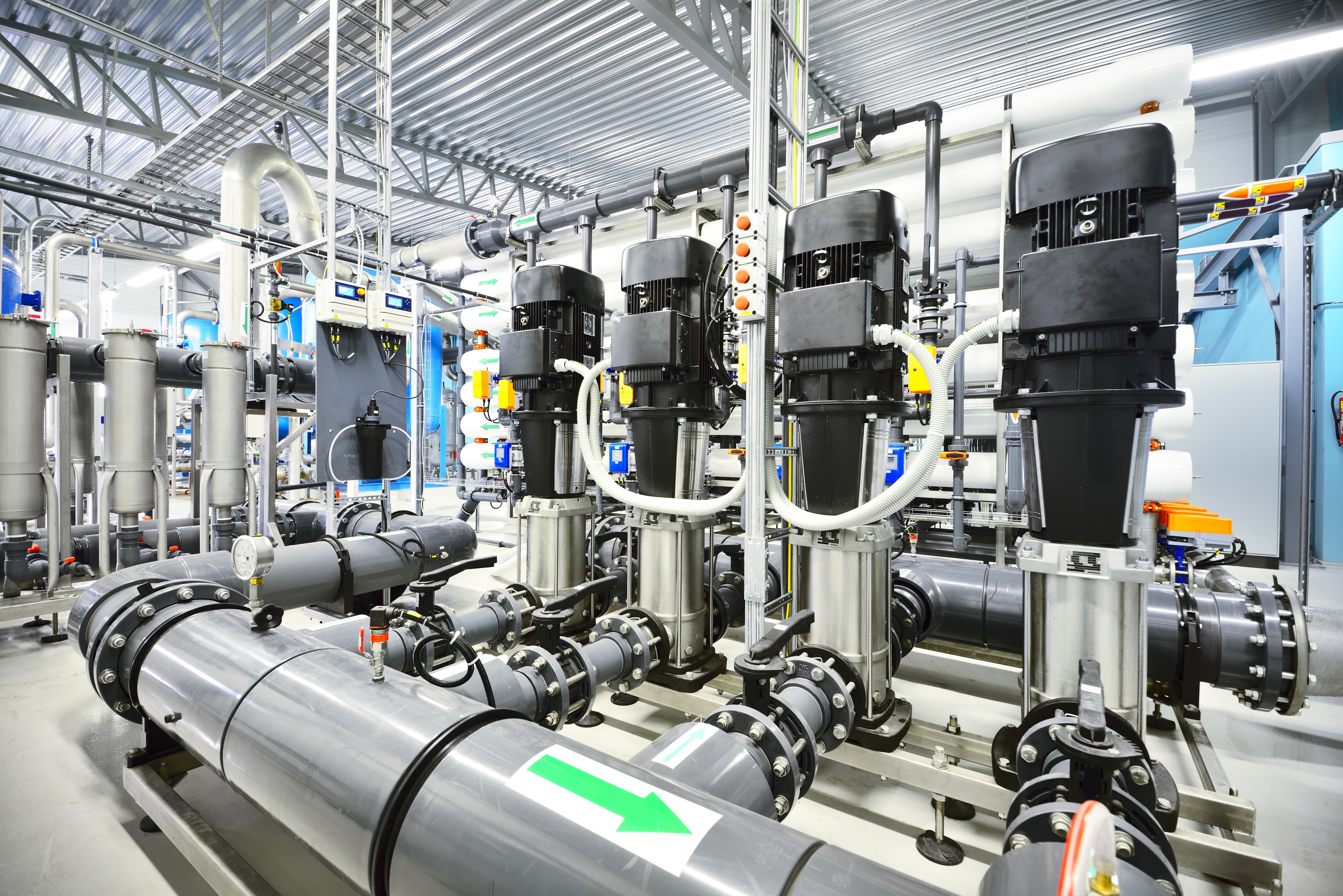 RO pump station for city water