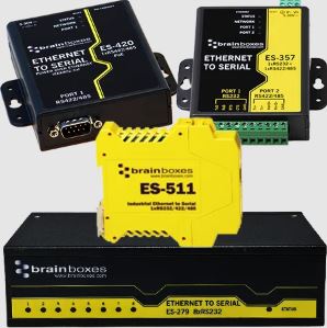 Brainboxes Ethernet to serial device server