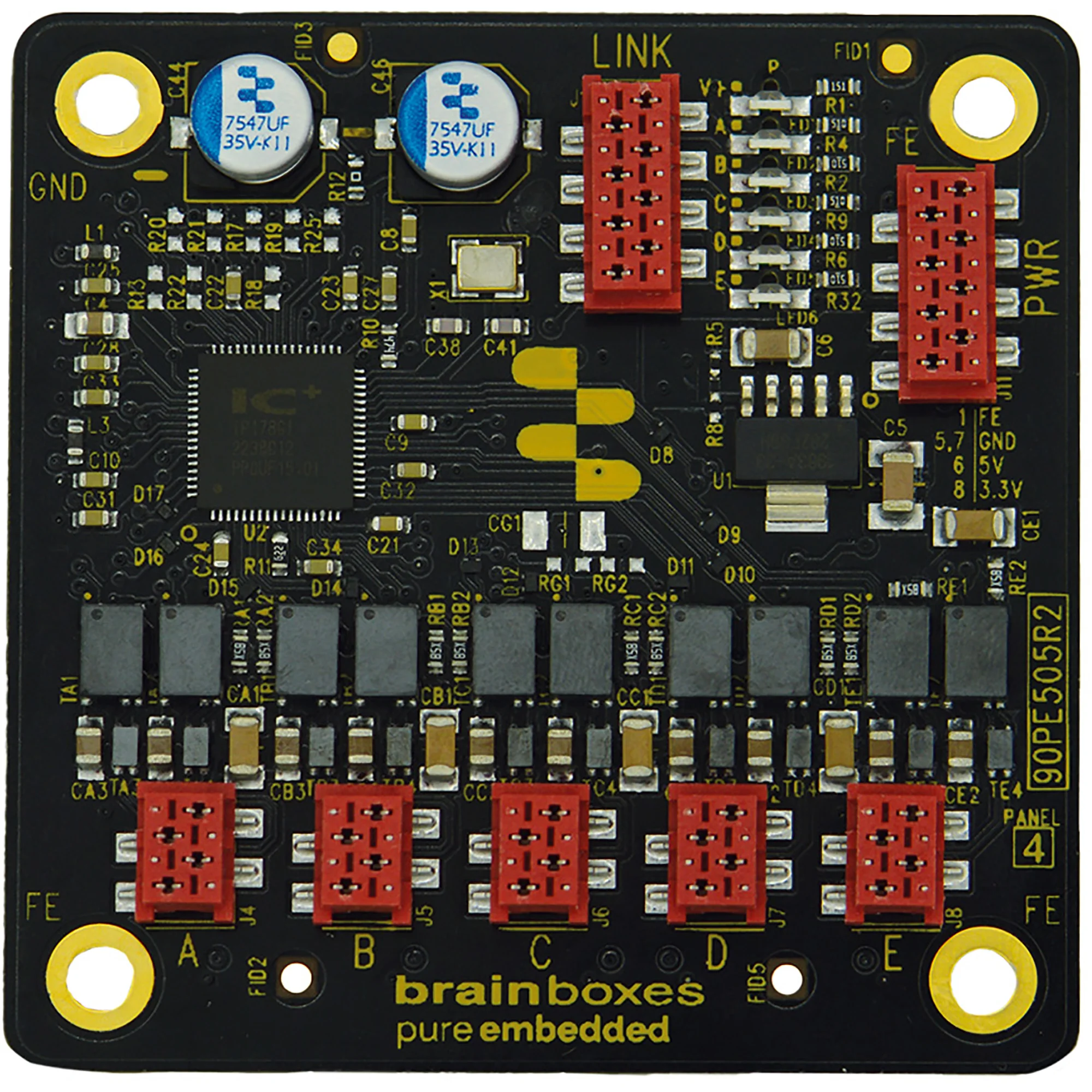 Brainboxes Pure Embedded board-level Ethernet switch