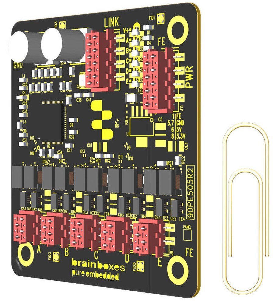 Brainboxes Pure Embedded board-level Ethernet switch
