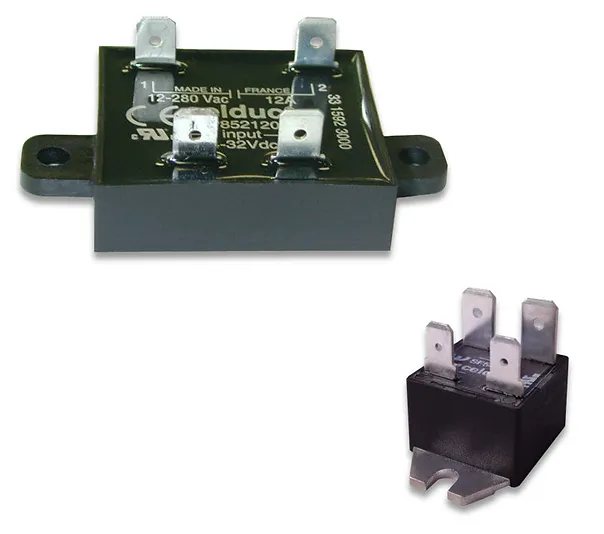 Celduc miniature solid state relays with Faston terminals