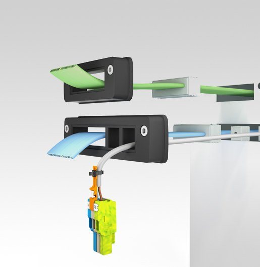 Conta-Clip KDS-FB flat cable entry