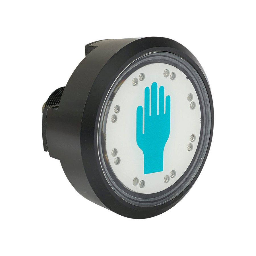 GETT capacitive switch behind a sealed glass front
