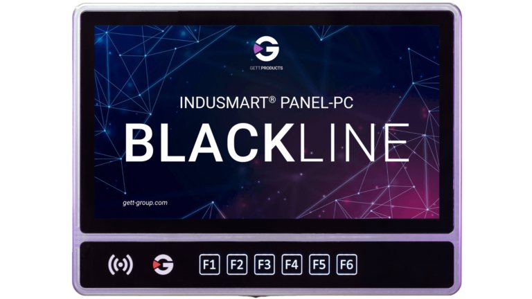 GETT InduSmart BlackLine panel PC with capacitive keys